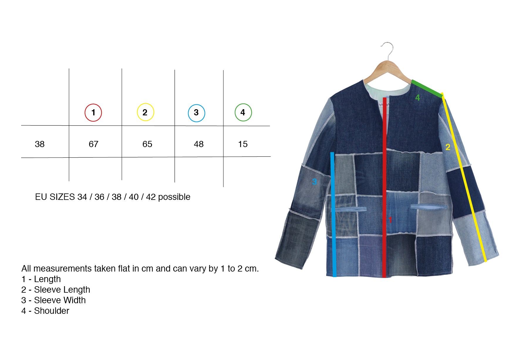 デザイナーズ・パッチワークジャケット