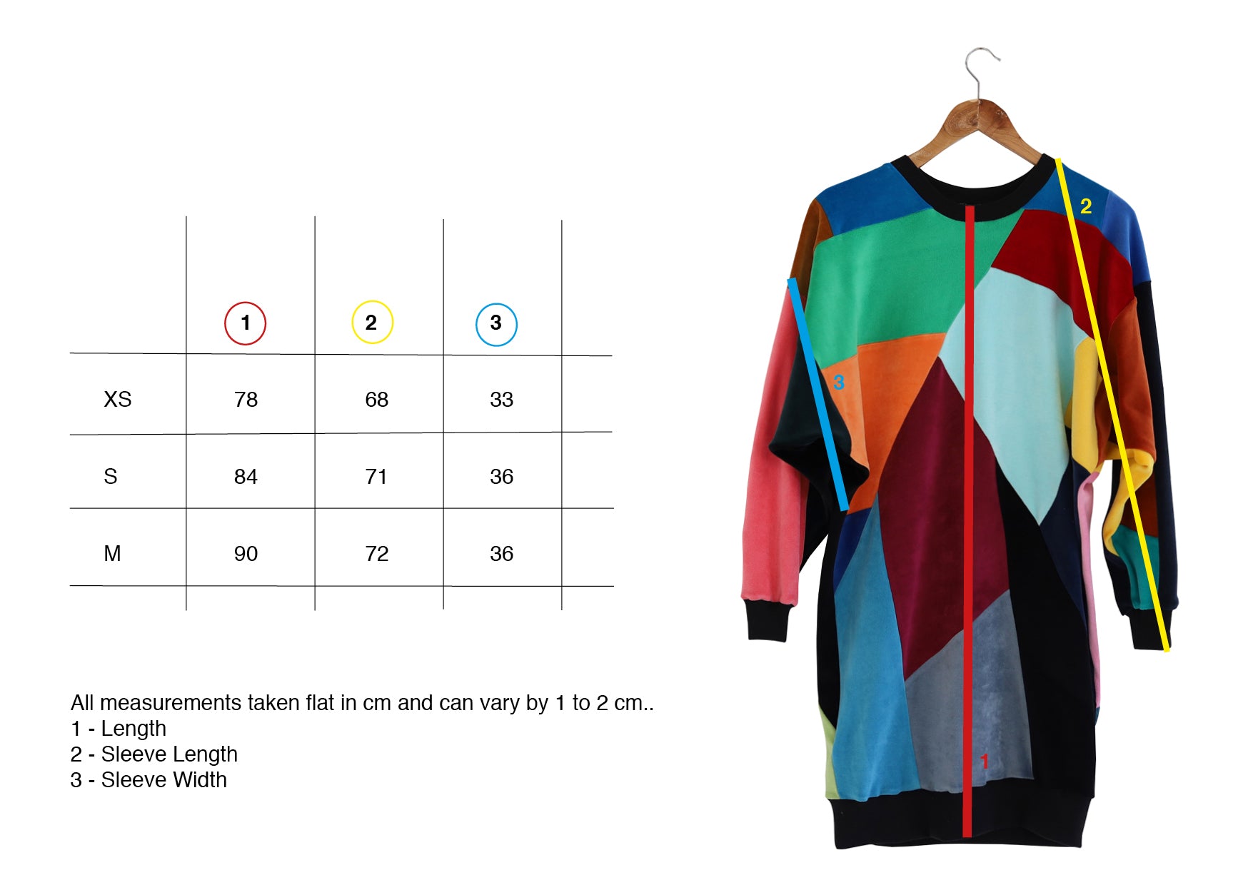 デザイナーズ・パッチワークドレスセーター