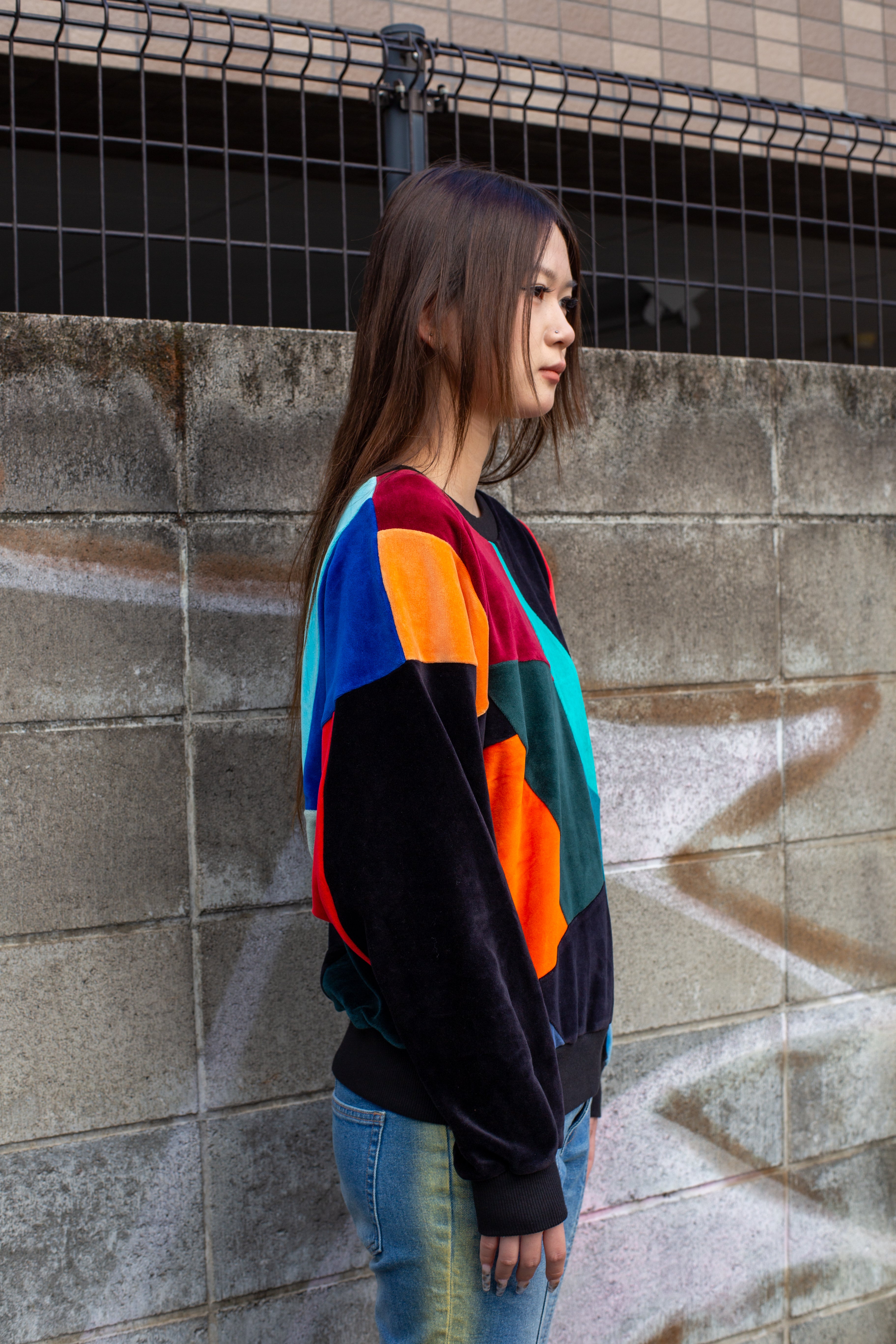 デザイナーズ・パッチワークセーター