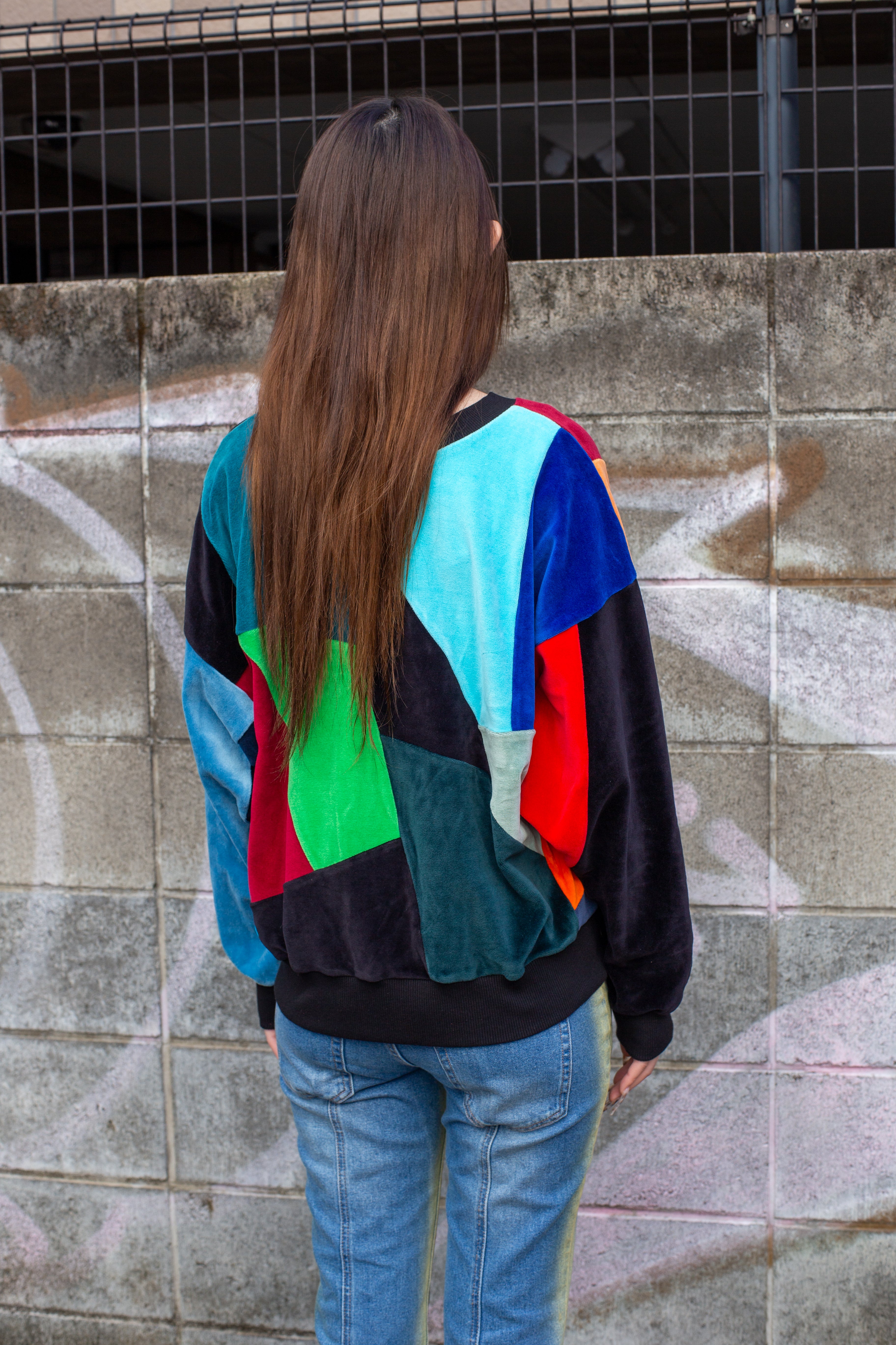 デザイナーズ・パッチワークセーター