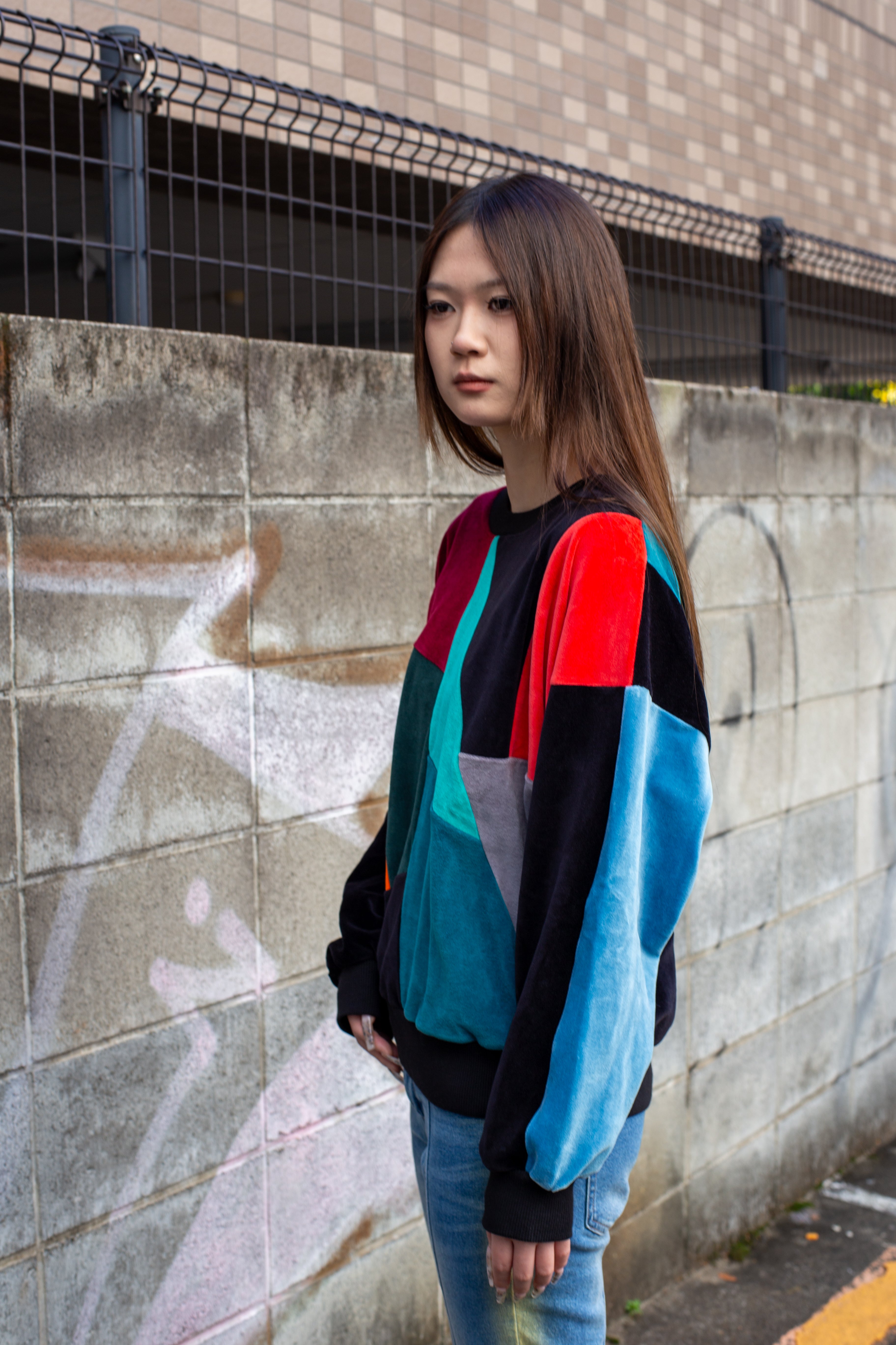 デザイナーズ・パッチワークセーター