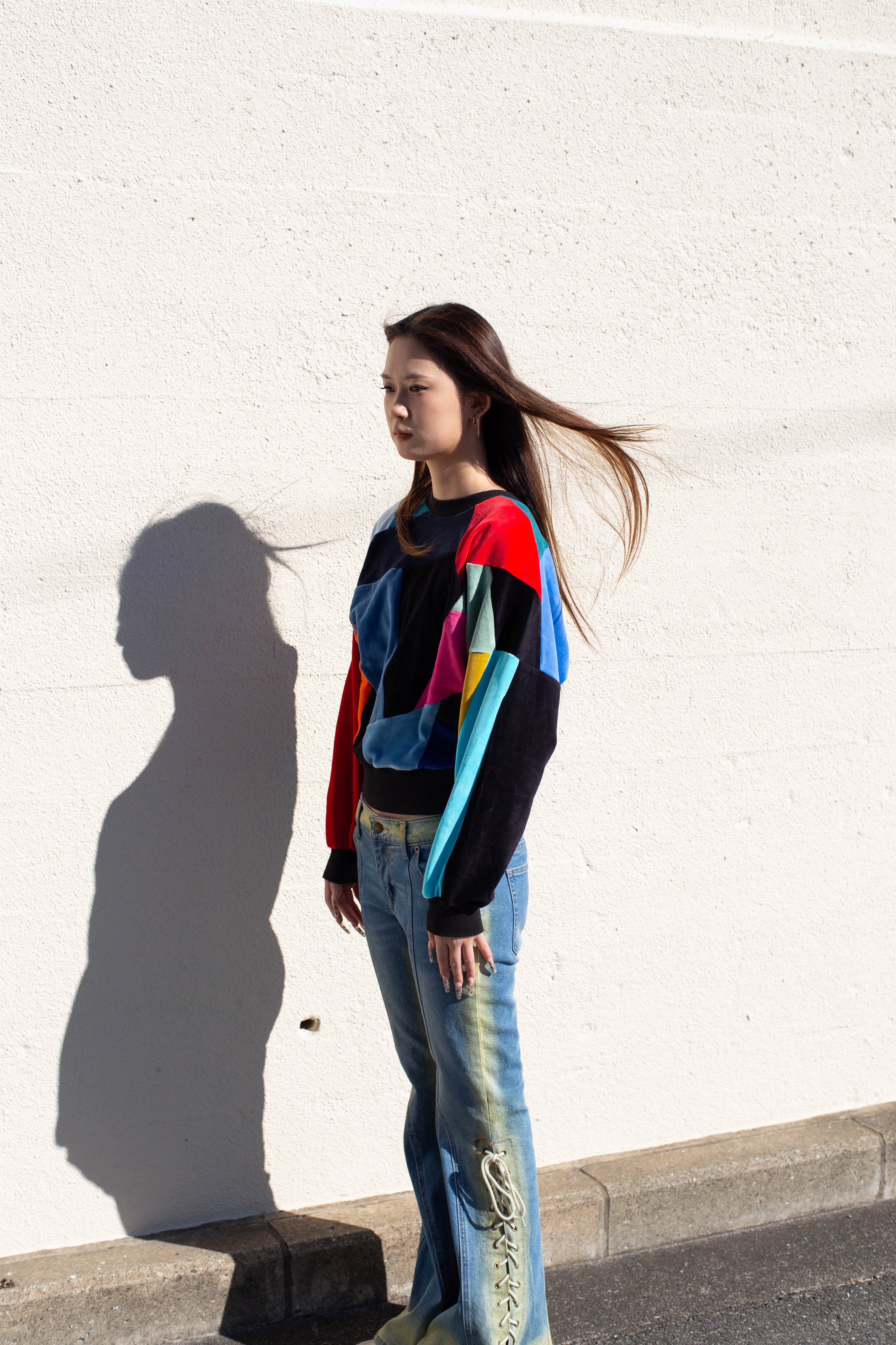 デザイナーズ・パッチワークセーター