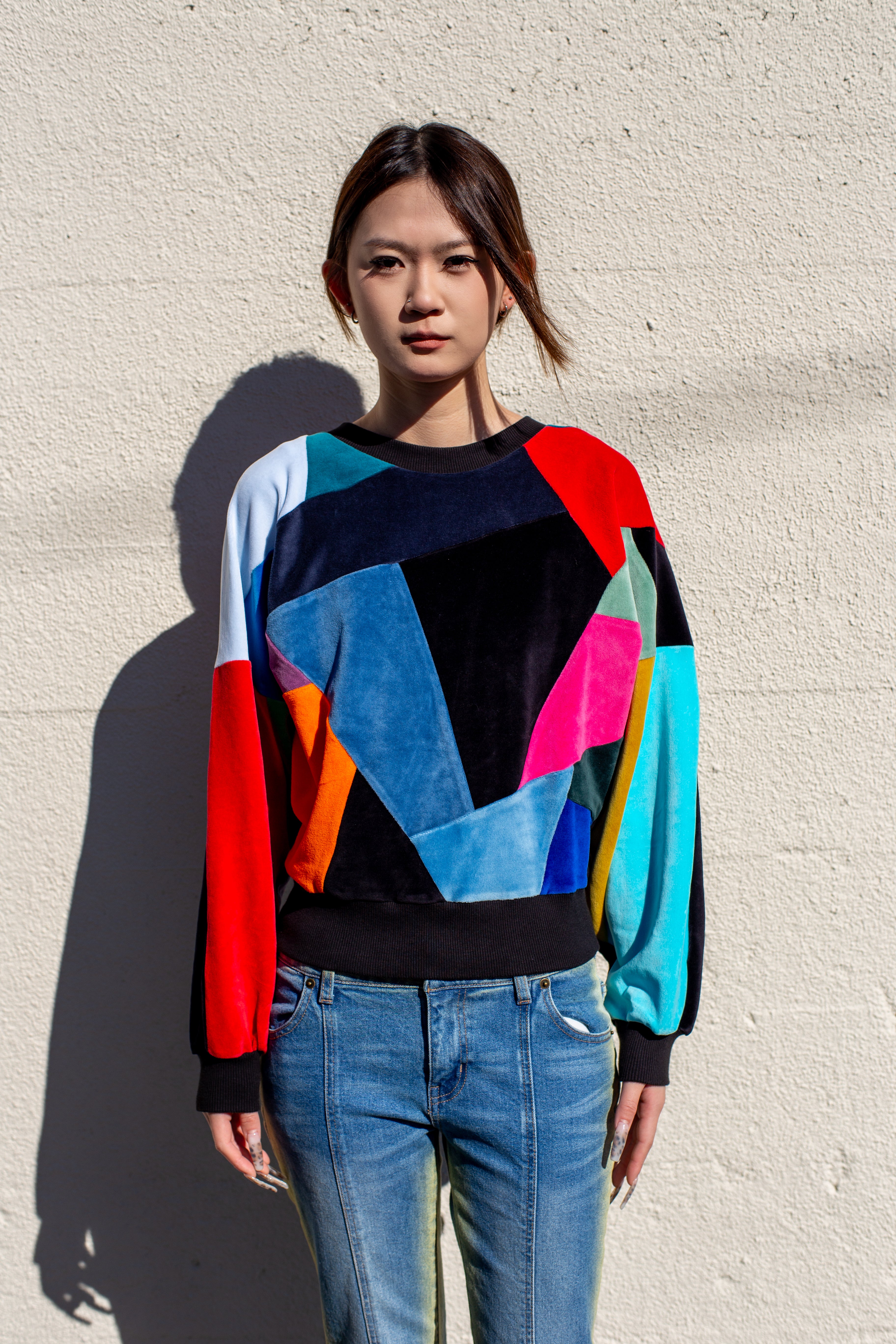 デザイナーズ・パッチワークセーター