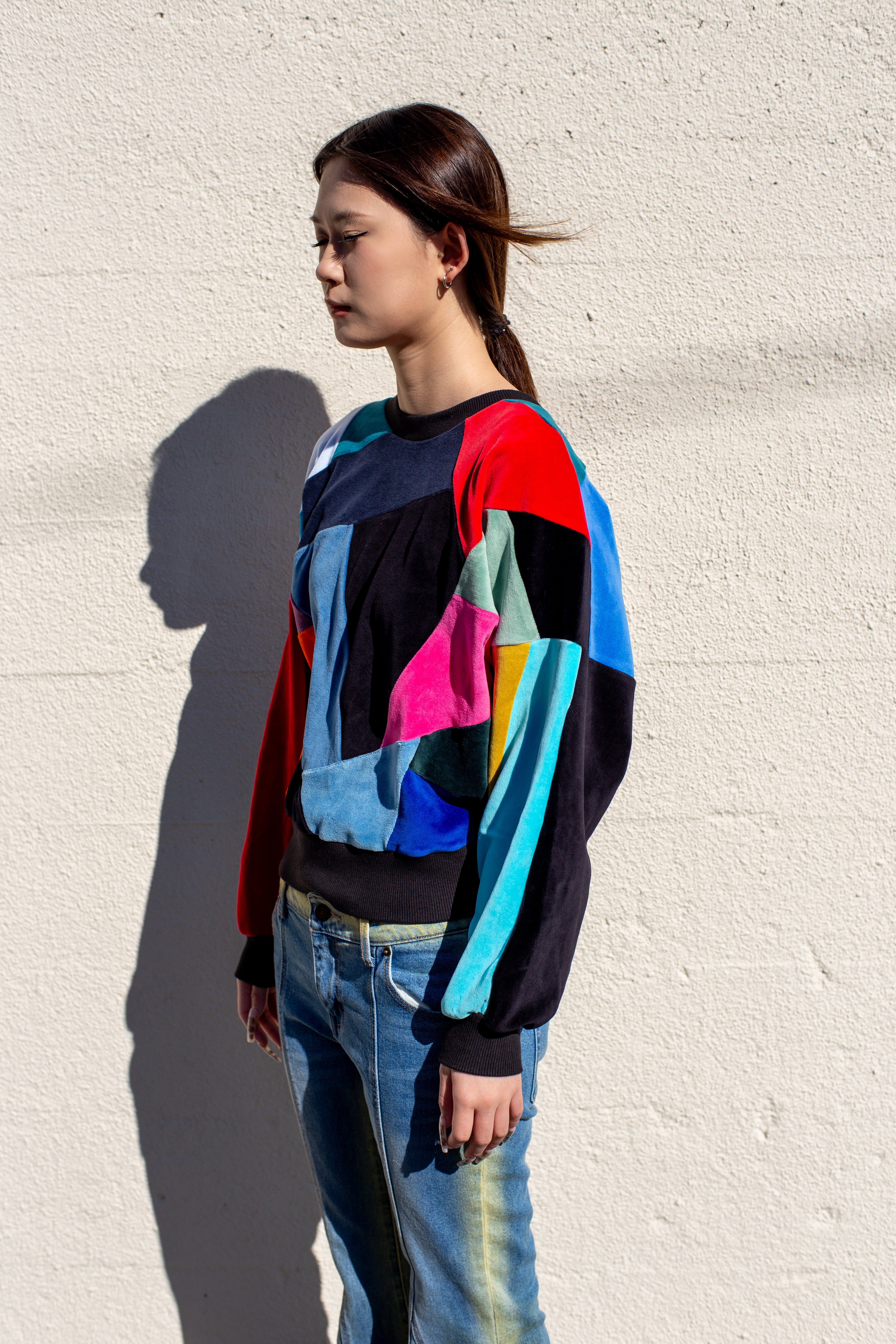 デザイナーズ・パッチワークセーター