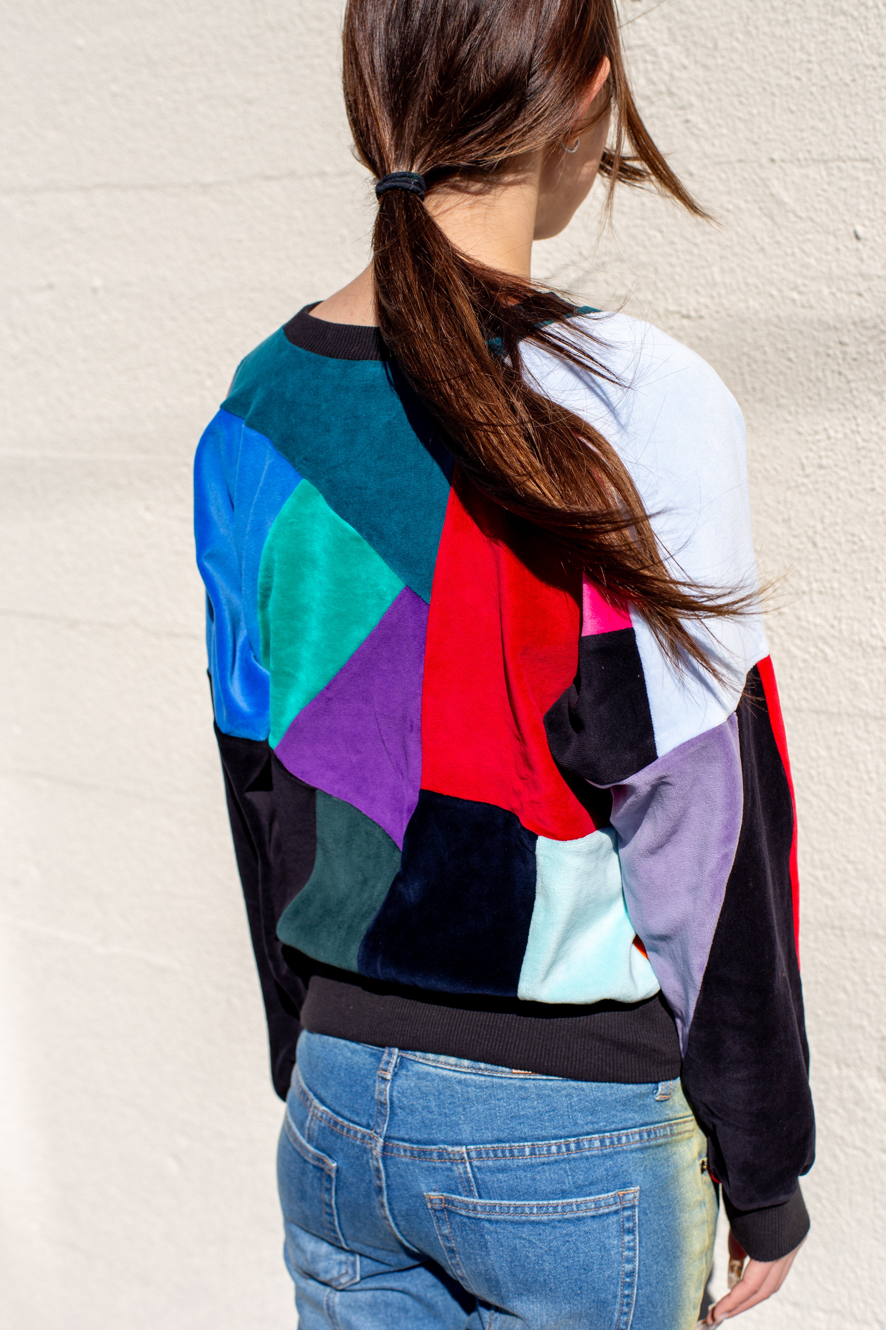 デザイナーズ・パッチワークセーター