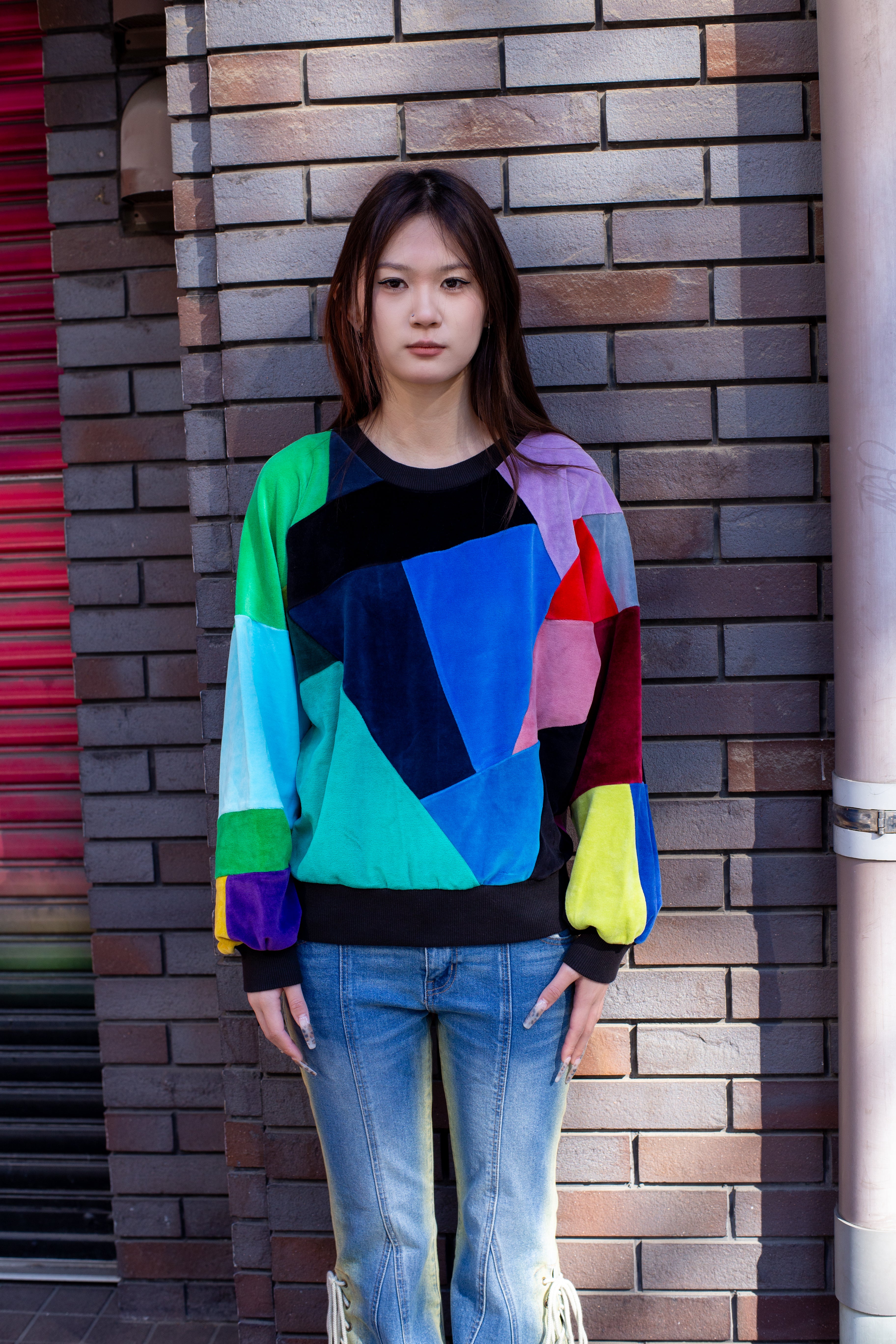 デザイナーズ・パッチワークセーター