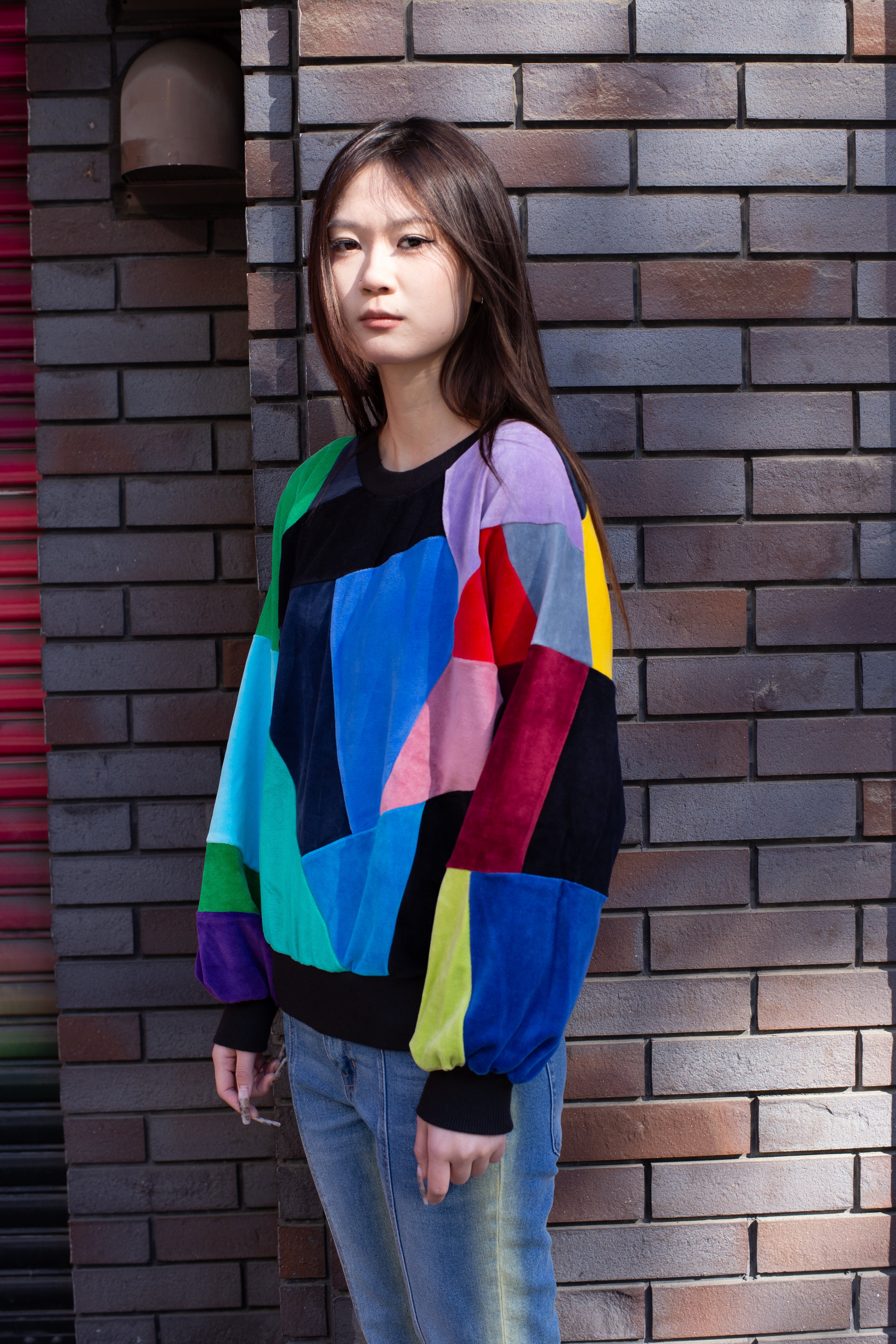 デザイナーズ・パッチワークセーター