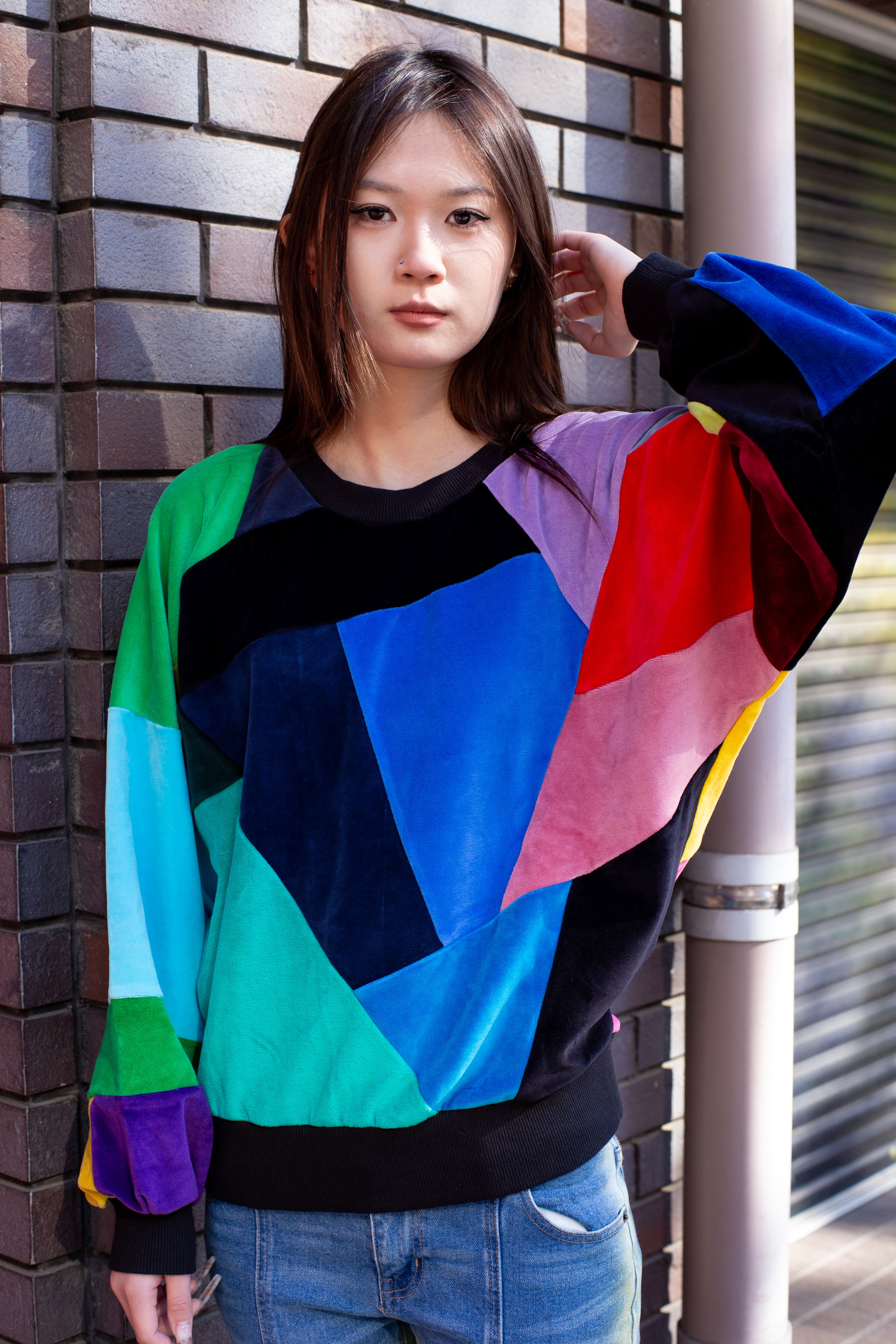 デザイナーズ・パッチワークセーター