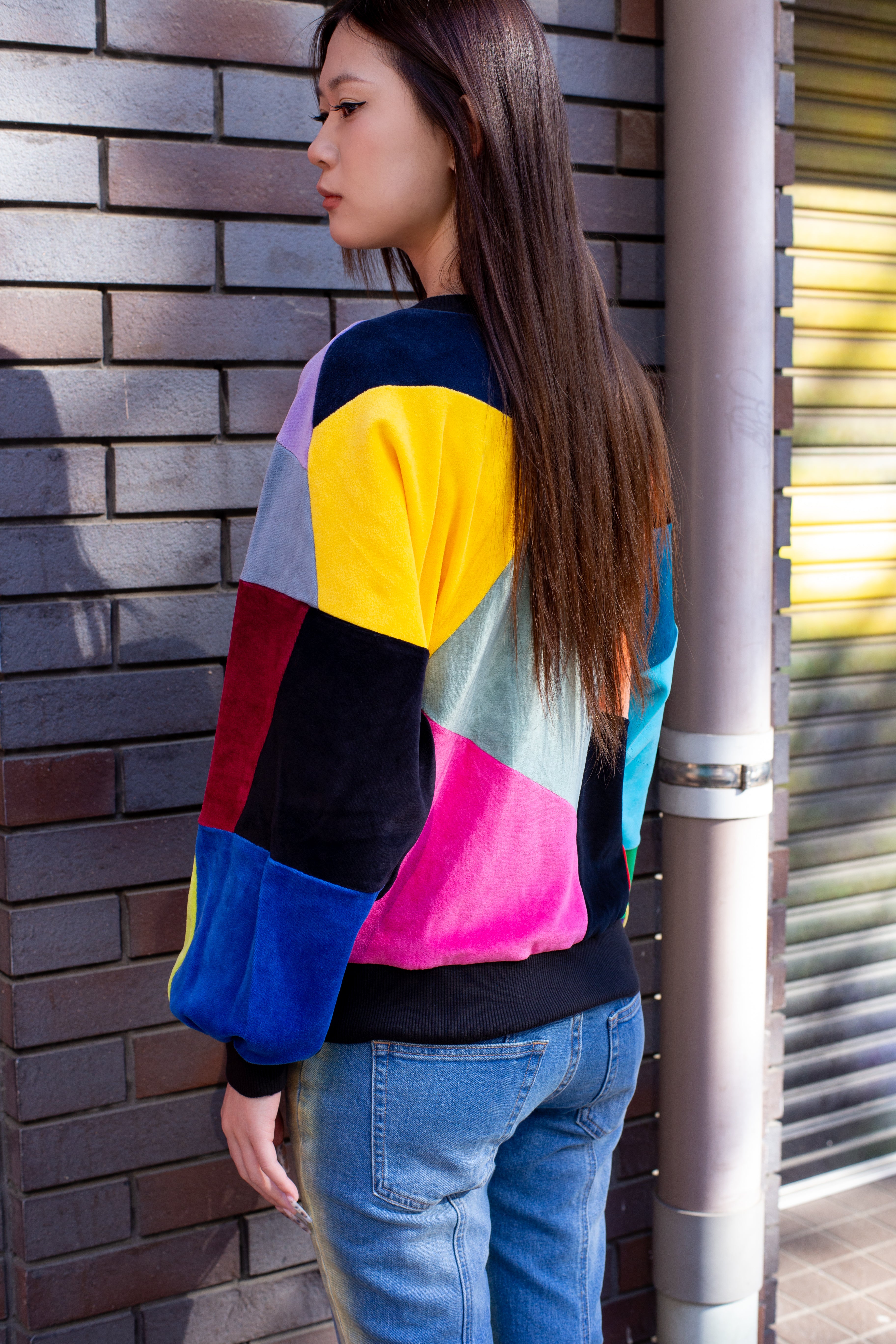 デザイナーズ・パッチワークセーター