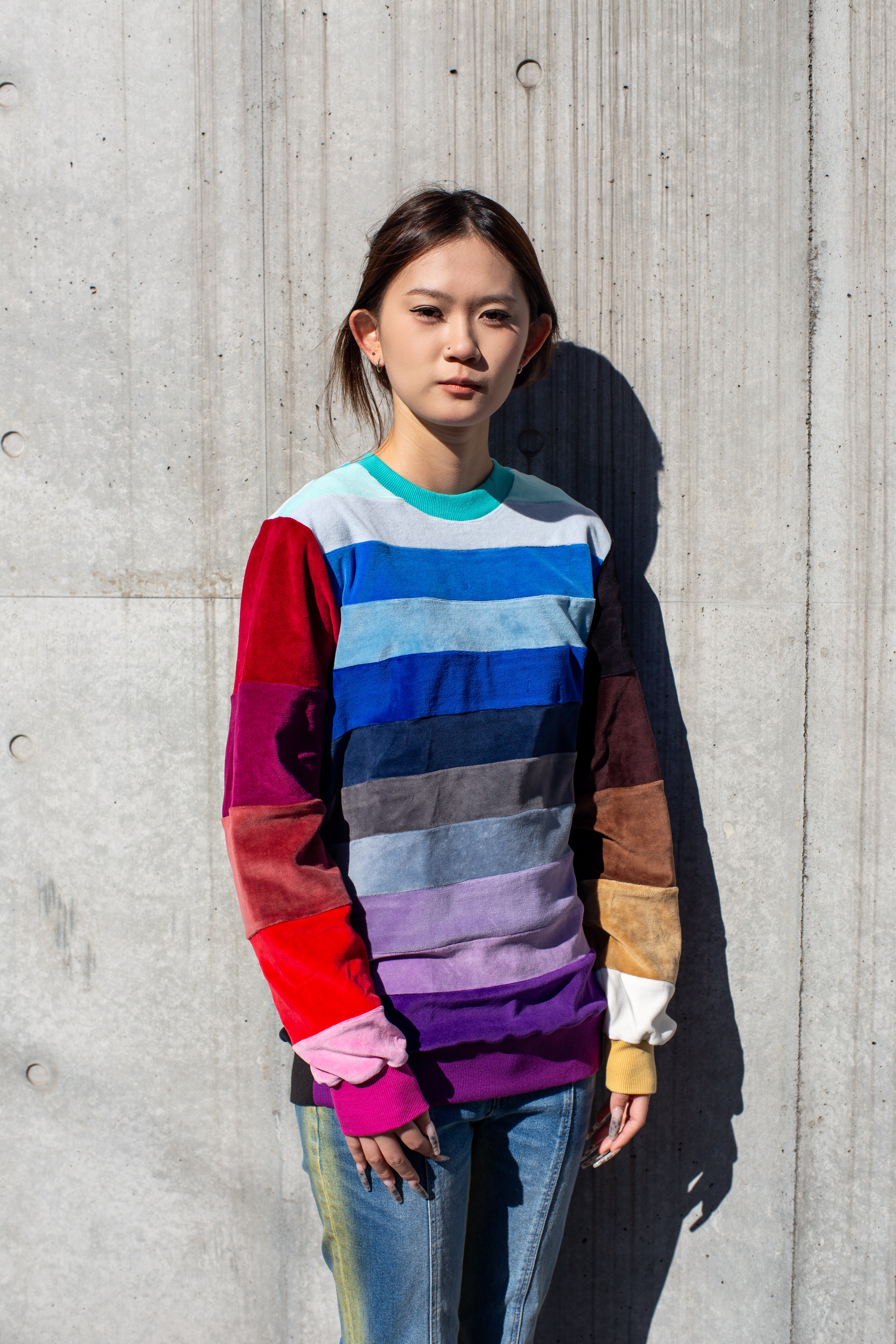 パッチワークセーター ・デザイナーズ