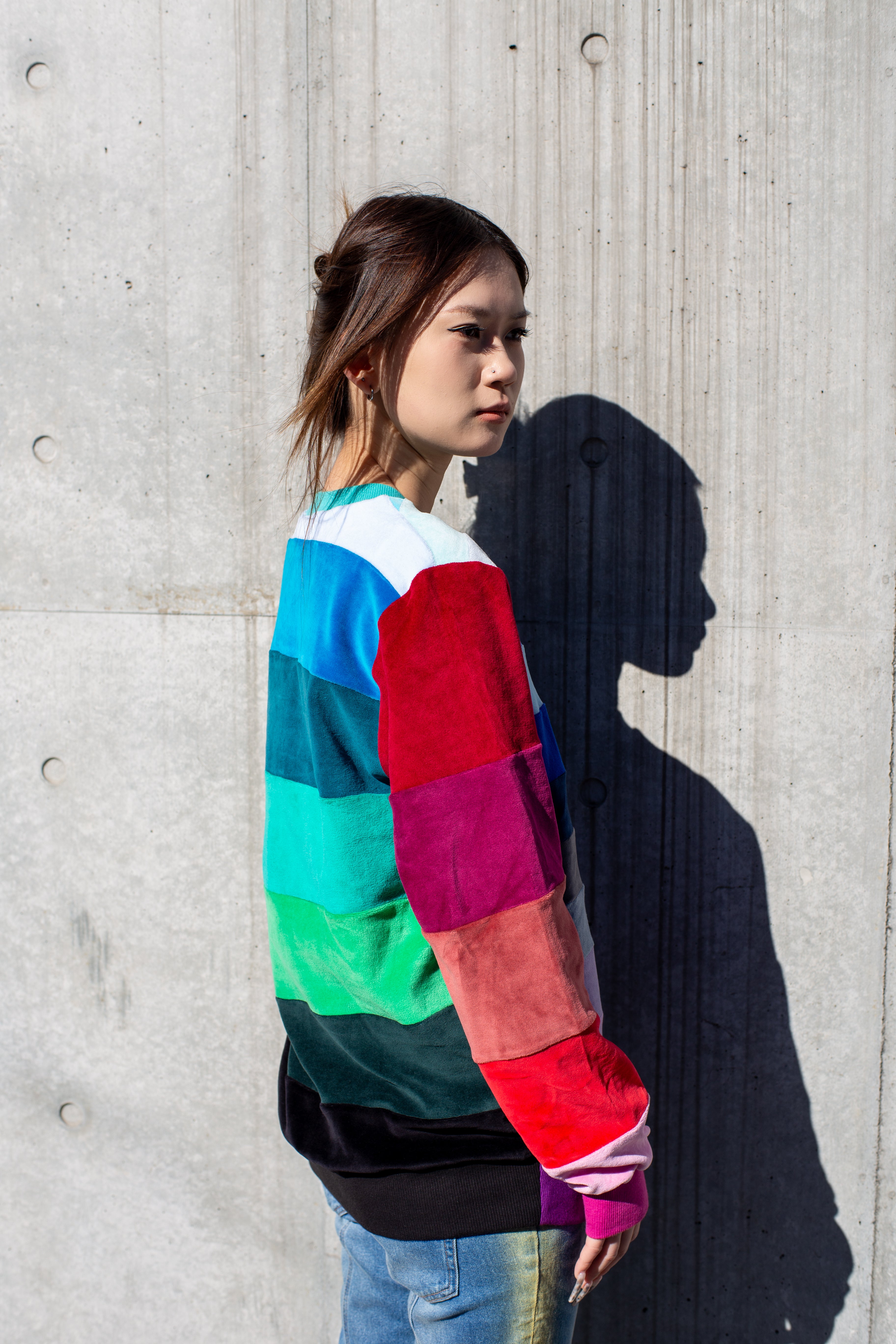 パッチワークセーター ・デザイナーズ