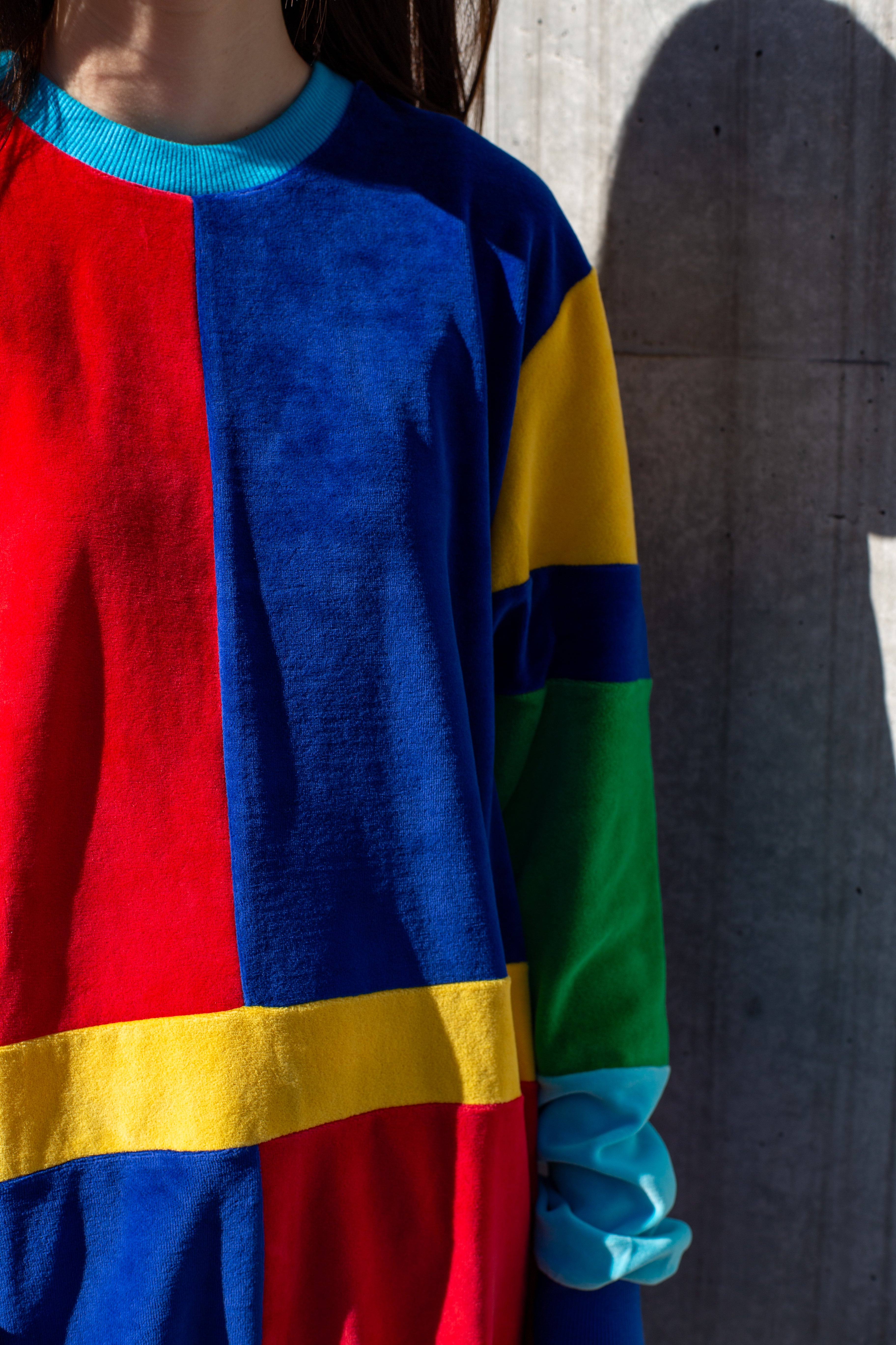 デザイナーズ・パッチワークセーター