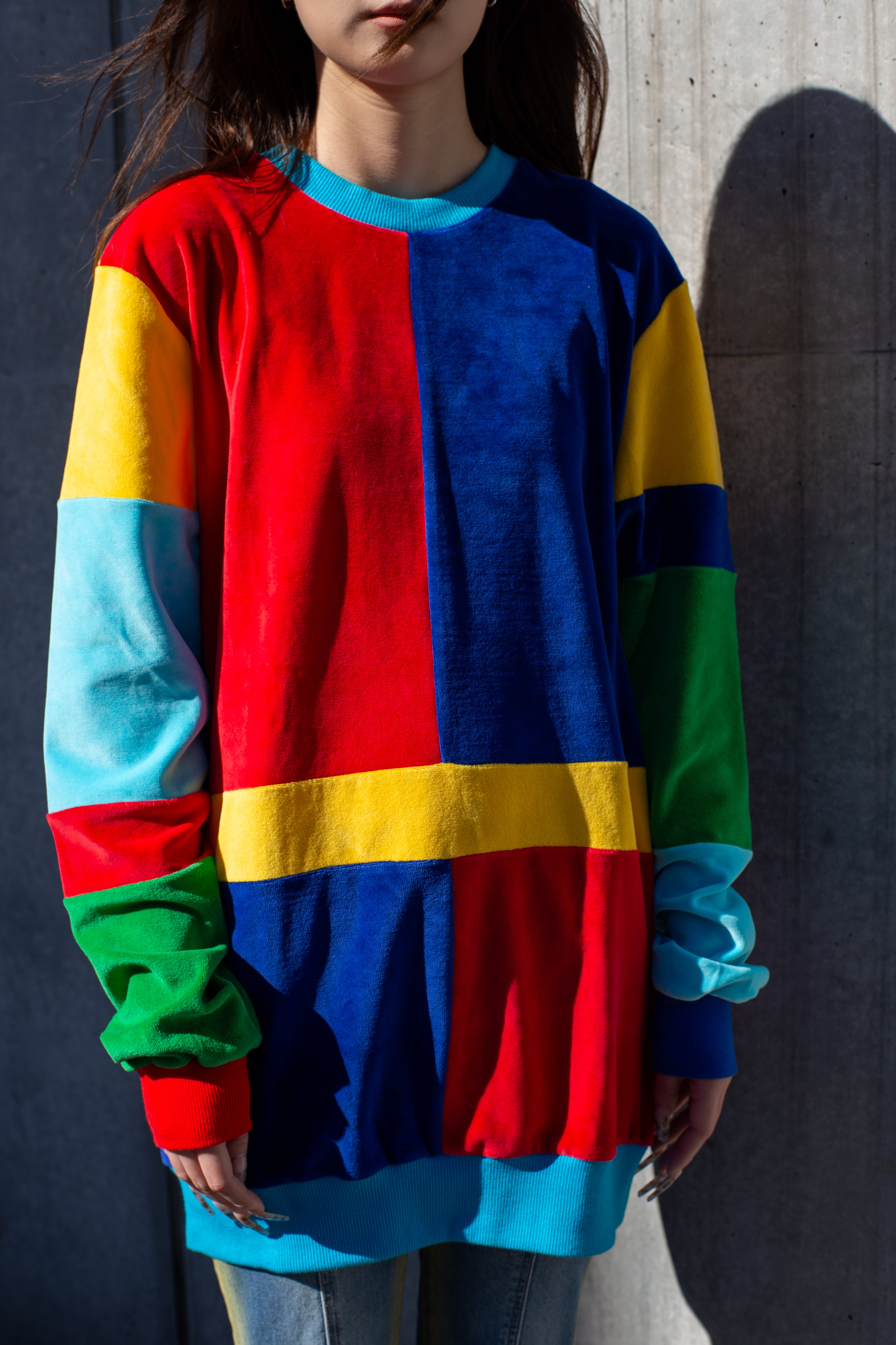 デザイナーズ・パッチワークセーター