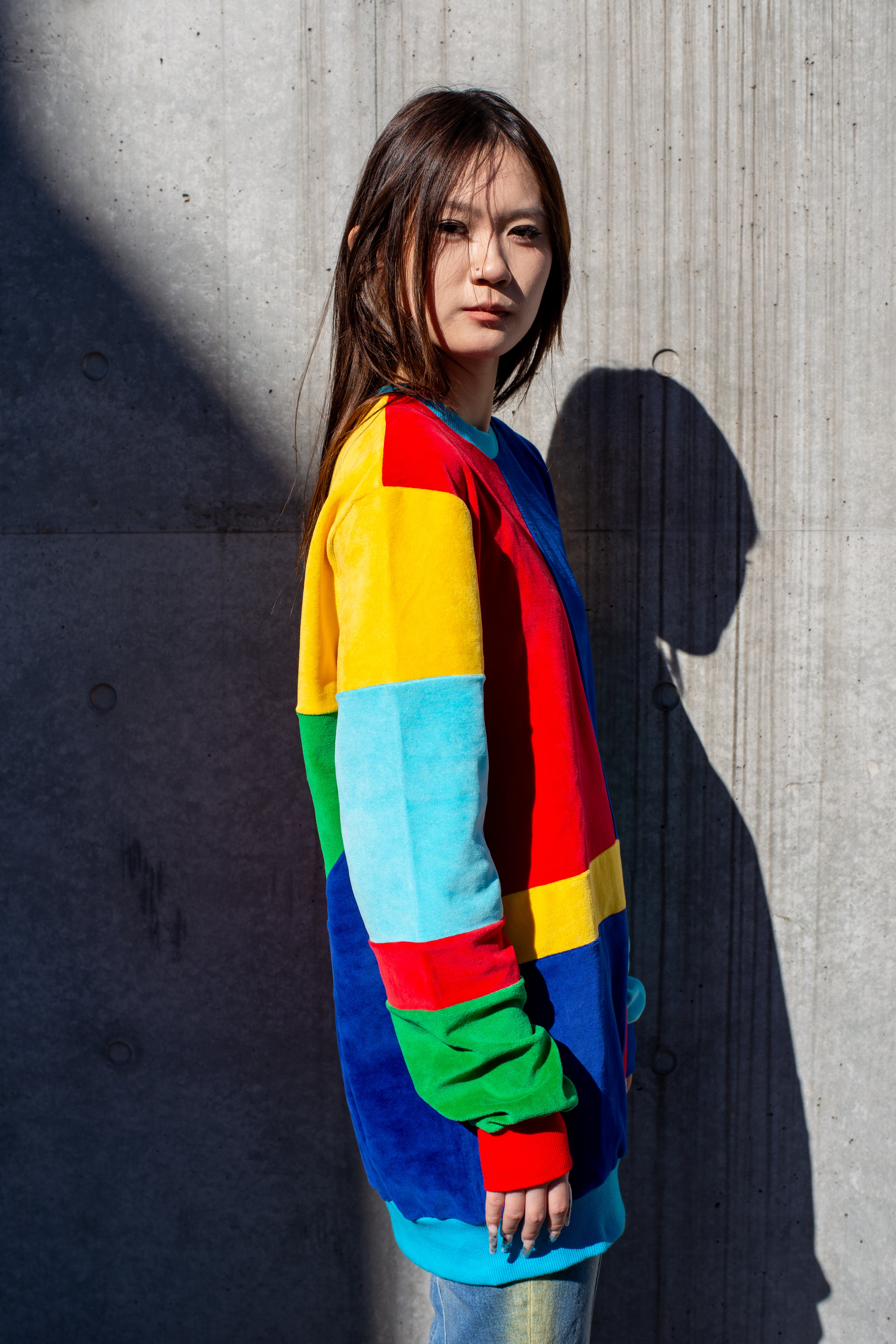 デザイナーズ・パッチワークセーター