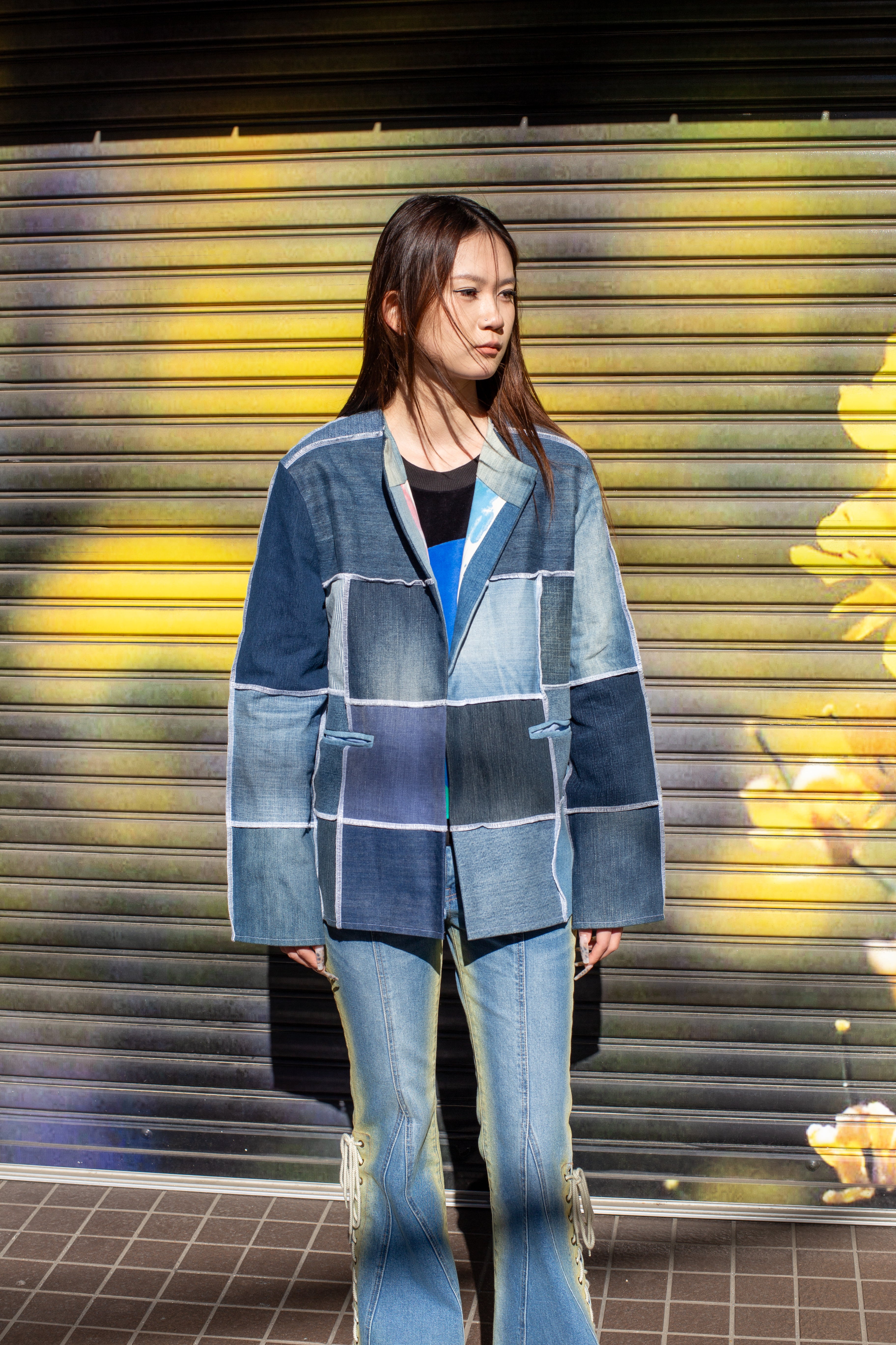 デザイナーズ・パッチワークジャケット