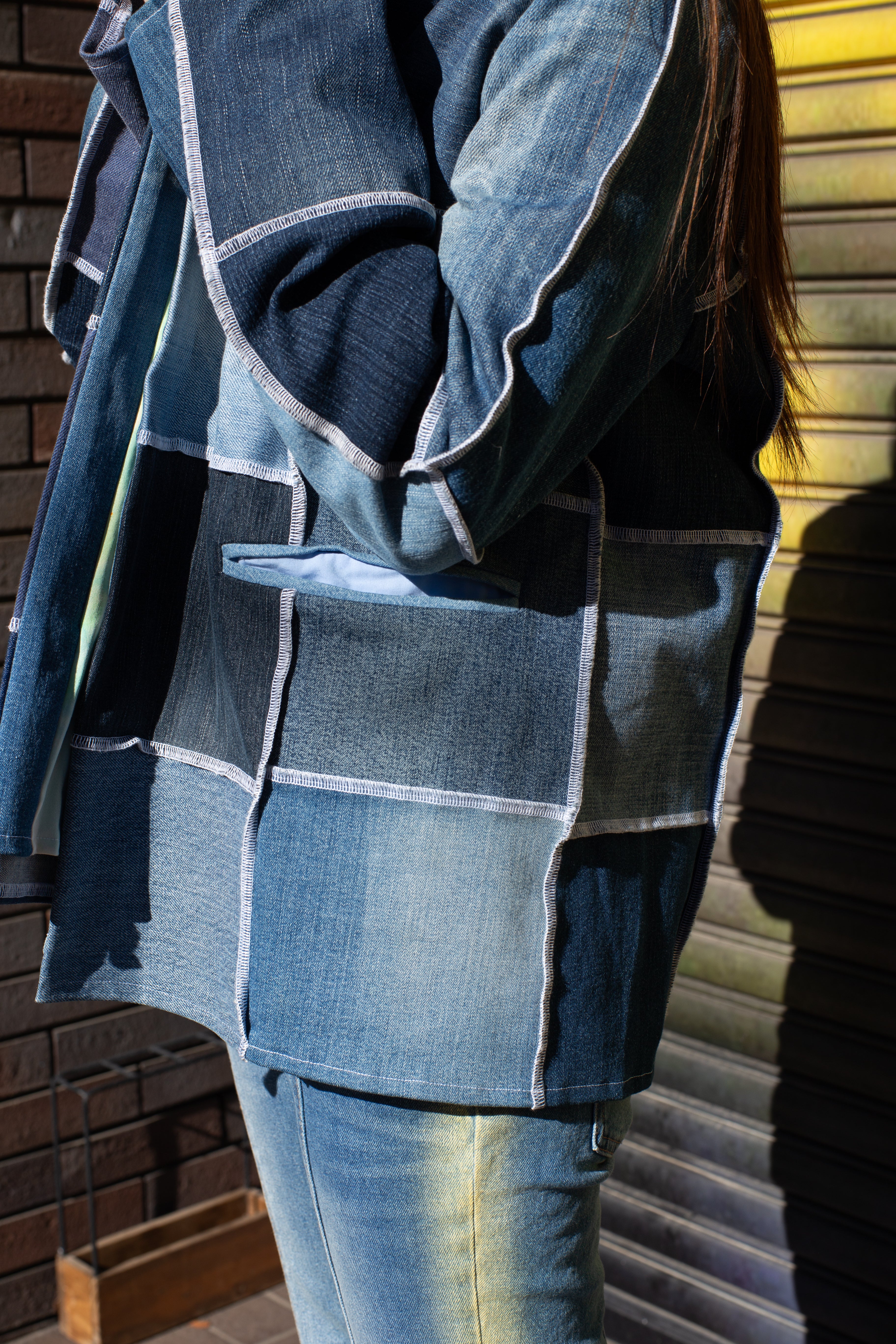 デザイナーズ・パッチワークジャケット