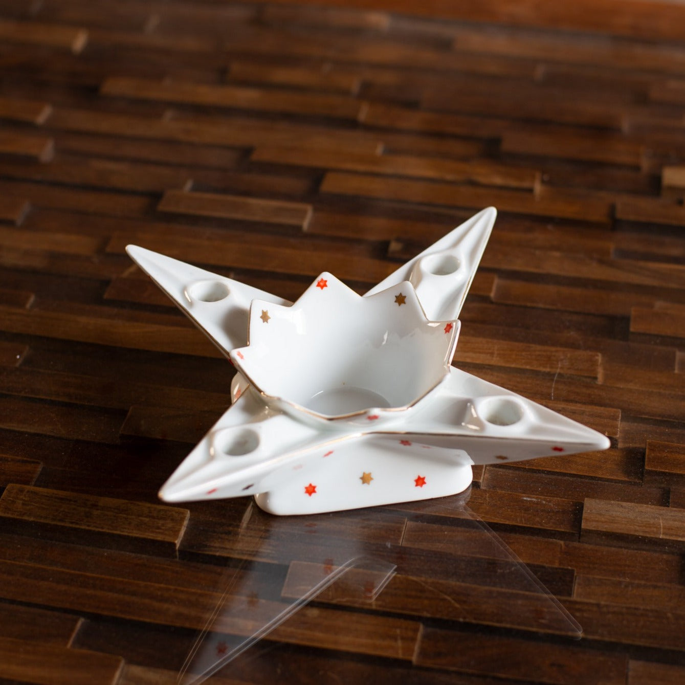 ビンテージ・陶器・キャンドルホルダー