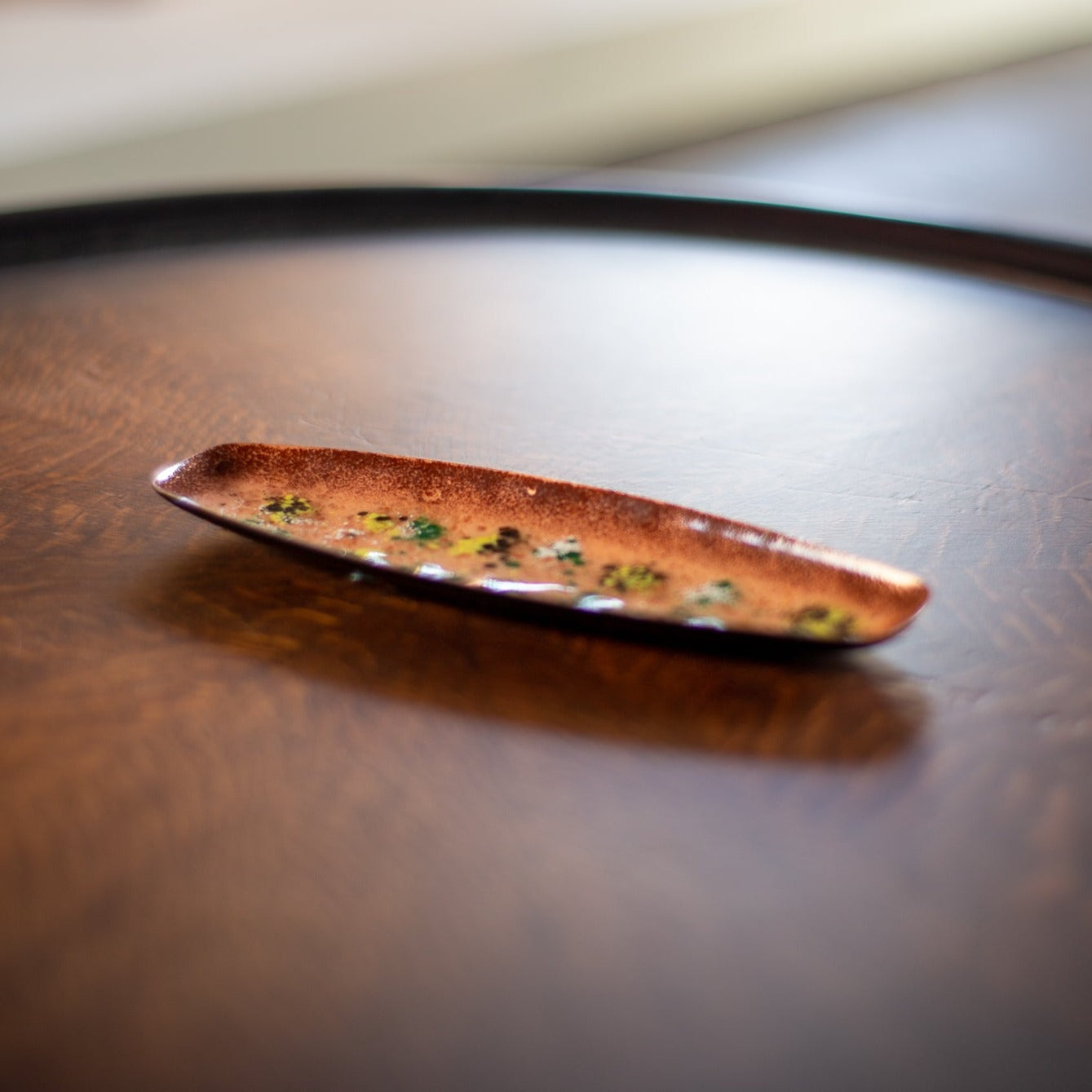 1960年代 ビンテージ エナメル細工のプレート・インテリア・ディスプレイ