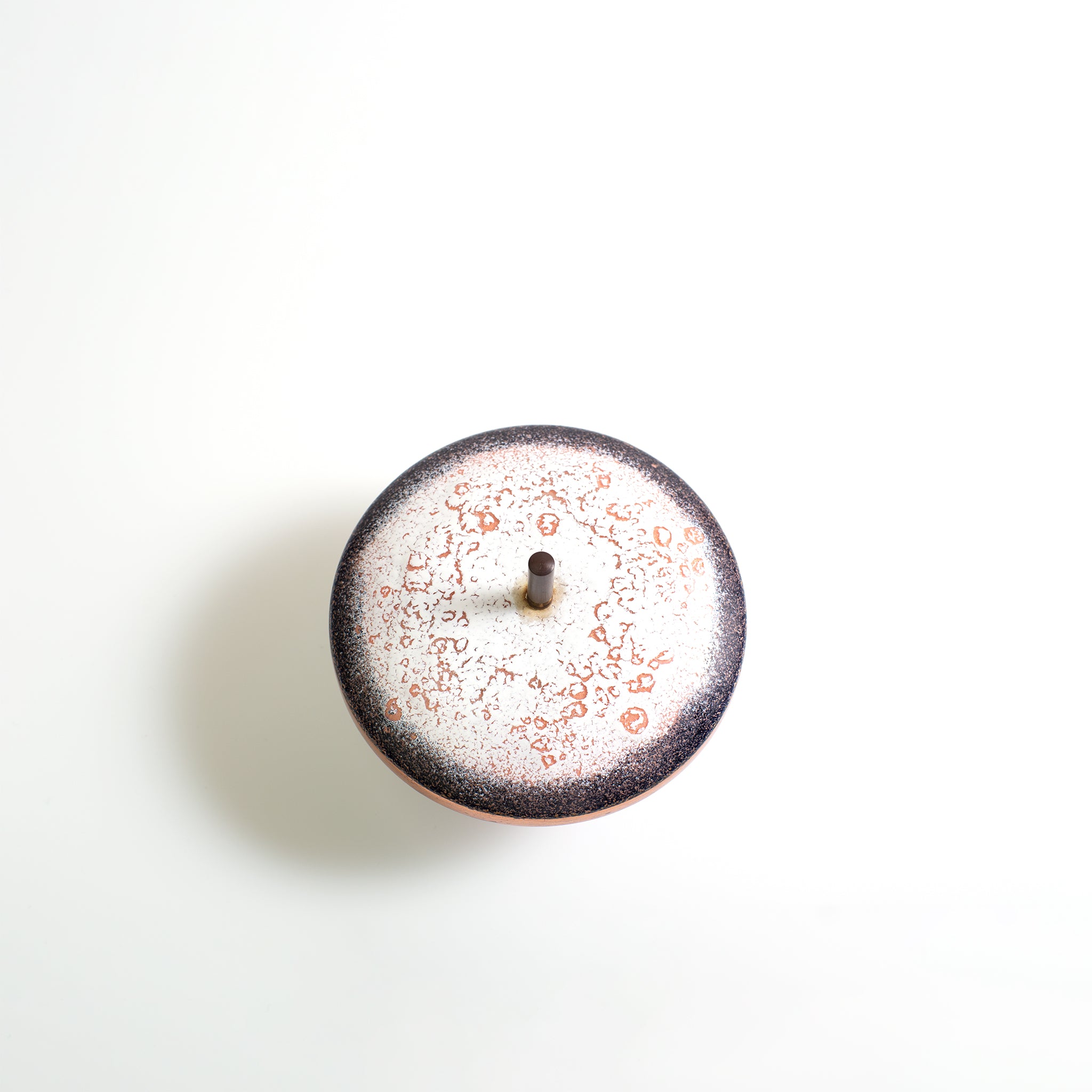 1960年代 vintage 銅製の蓋付き小物入れ ドイツ ビンテージ