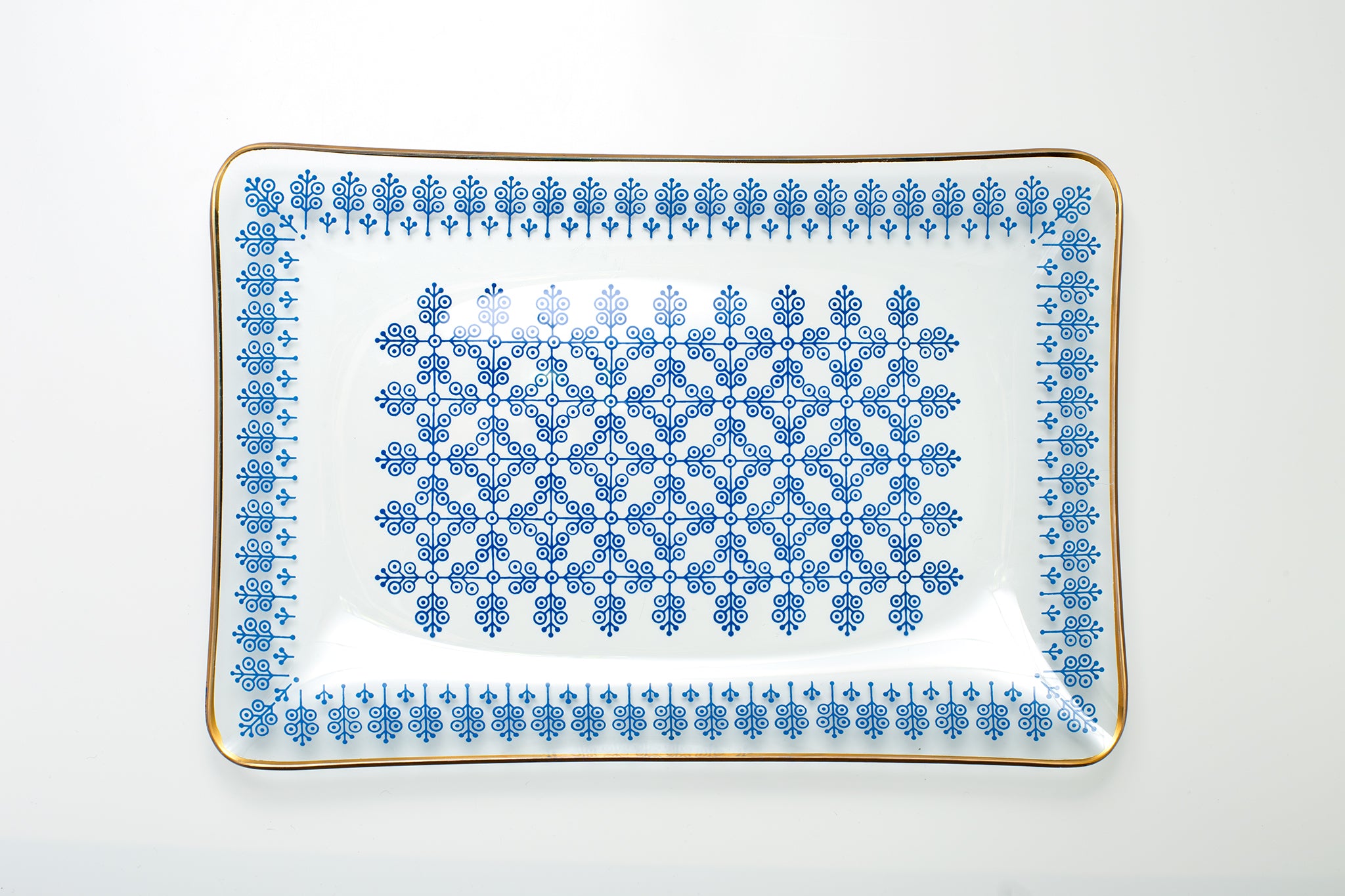 ビンテージ・ガラスプレート・インテリア・ディスプレイ