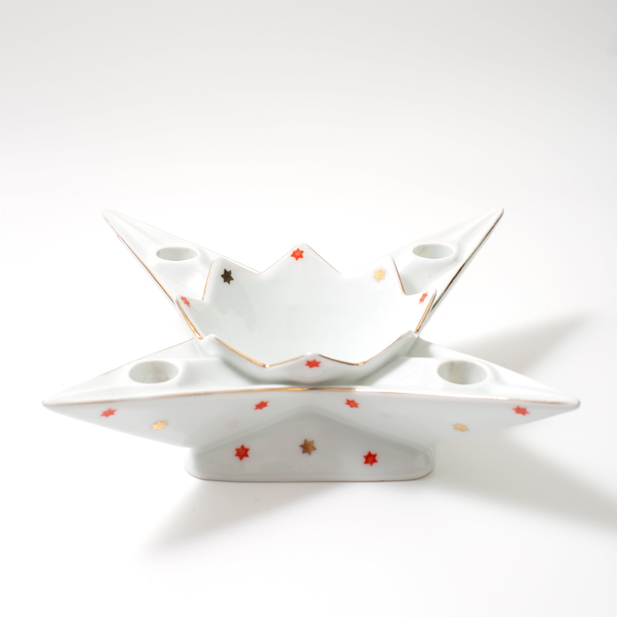 ビンテージ・陶器・キャンドルホルダー