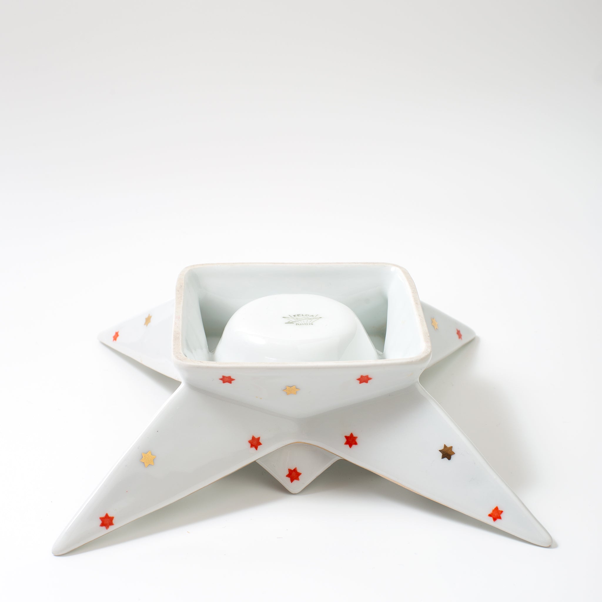 ビンテージ・陶器・キャンドルホルダー