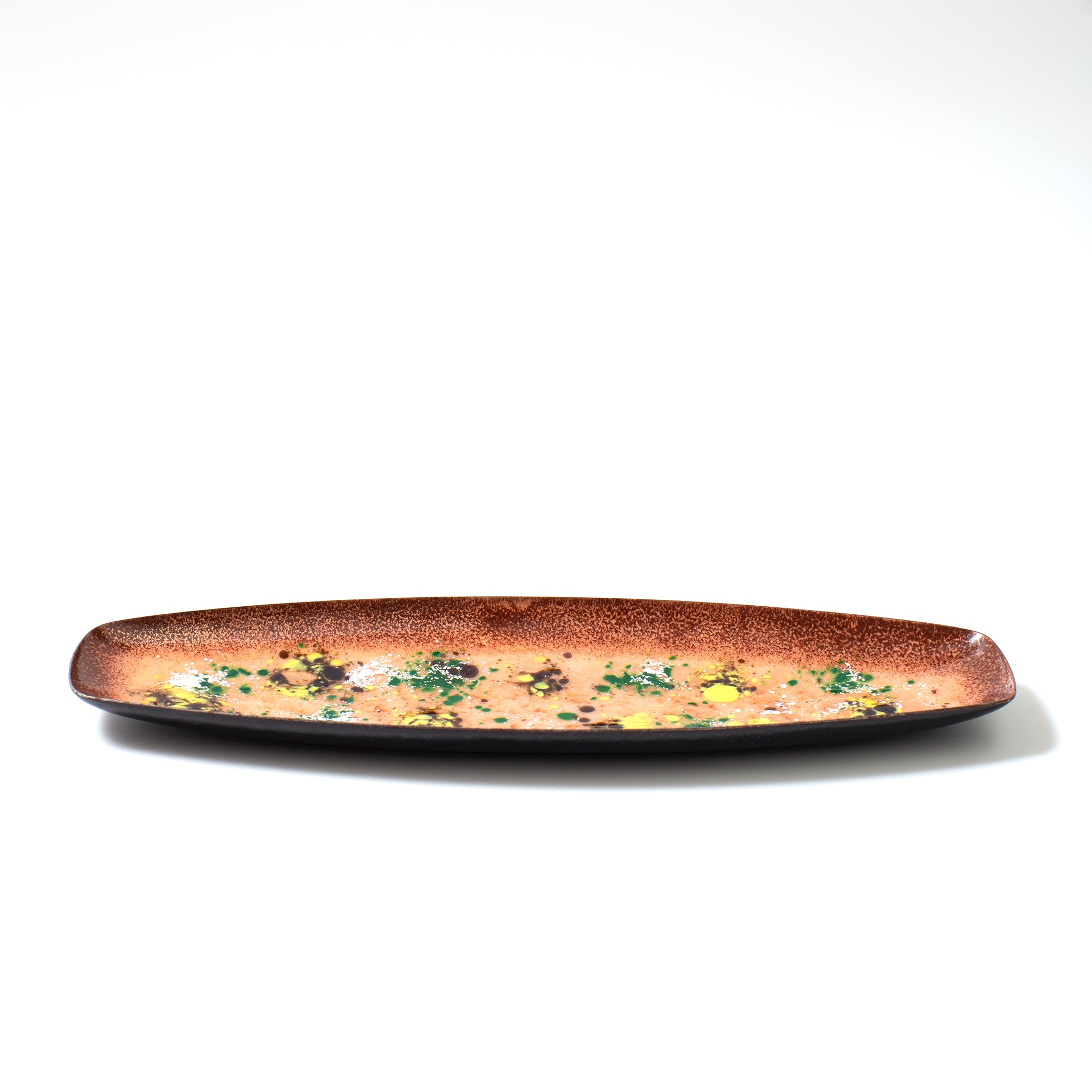 1960年代 ビンテージ エナメル細工のプレート・インテリア・ディスプレイ