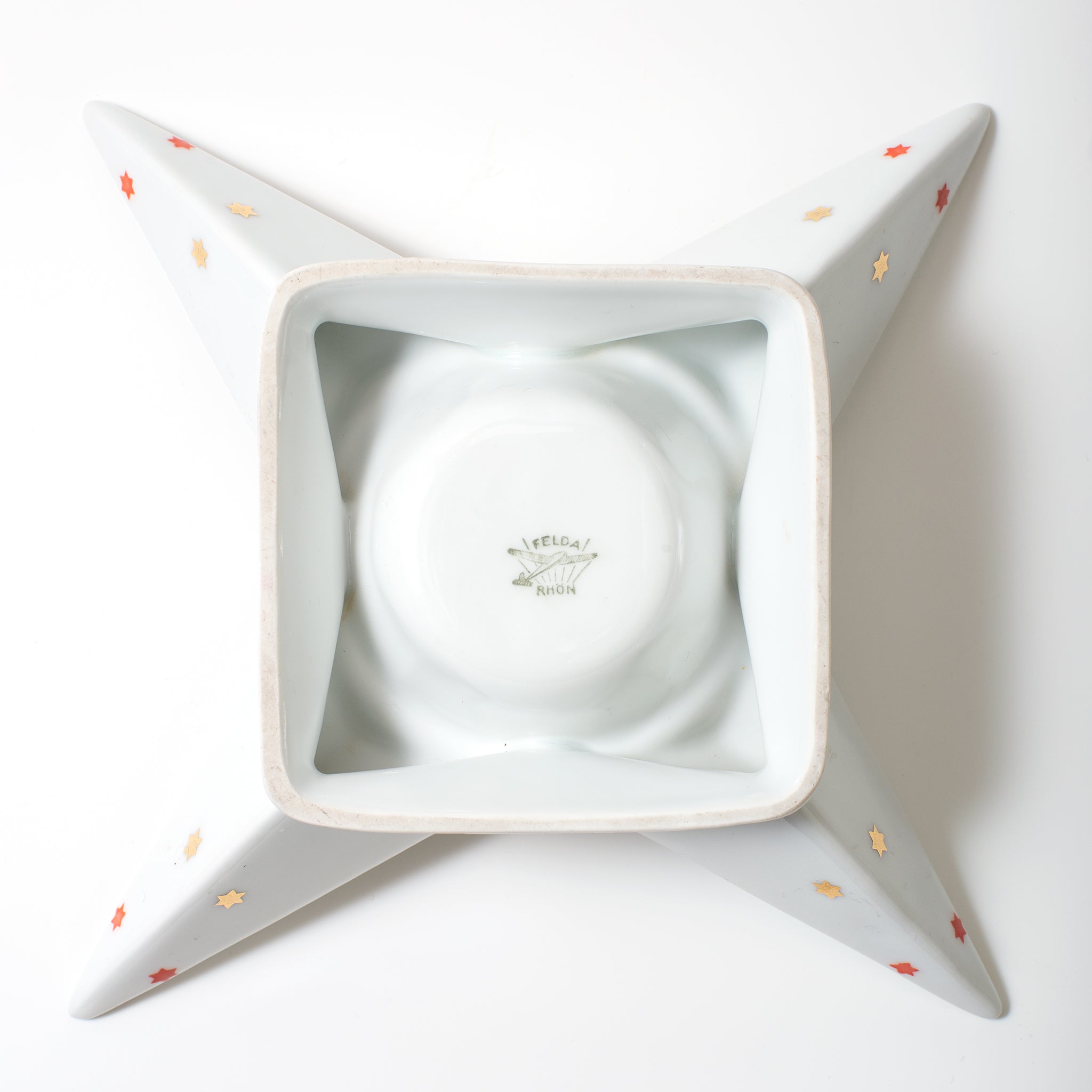 ビンテージ・陶器・キャンドルホルダー