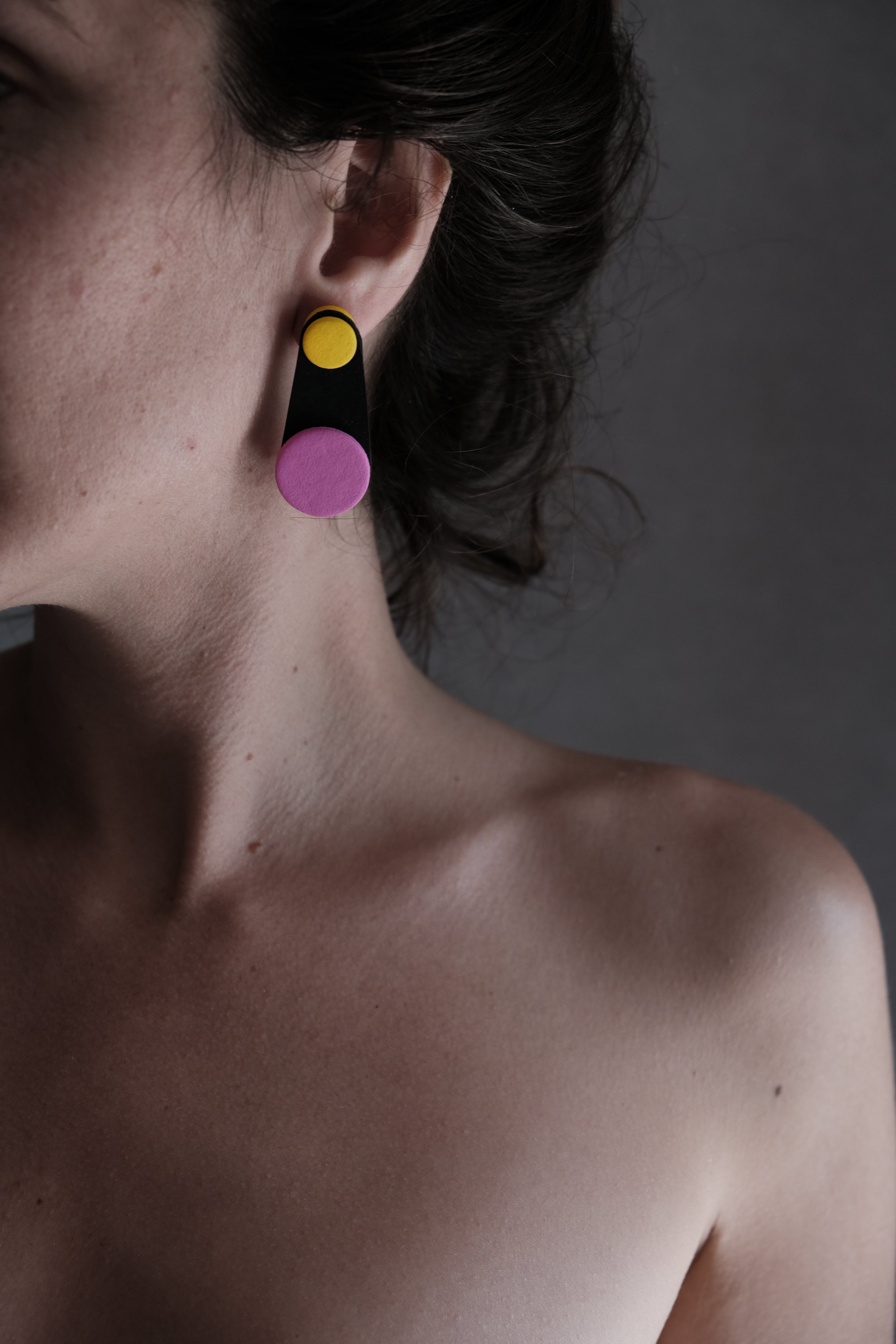 紙・ペーパージュエリー / Celeste double earrings イヤリング