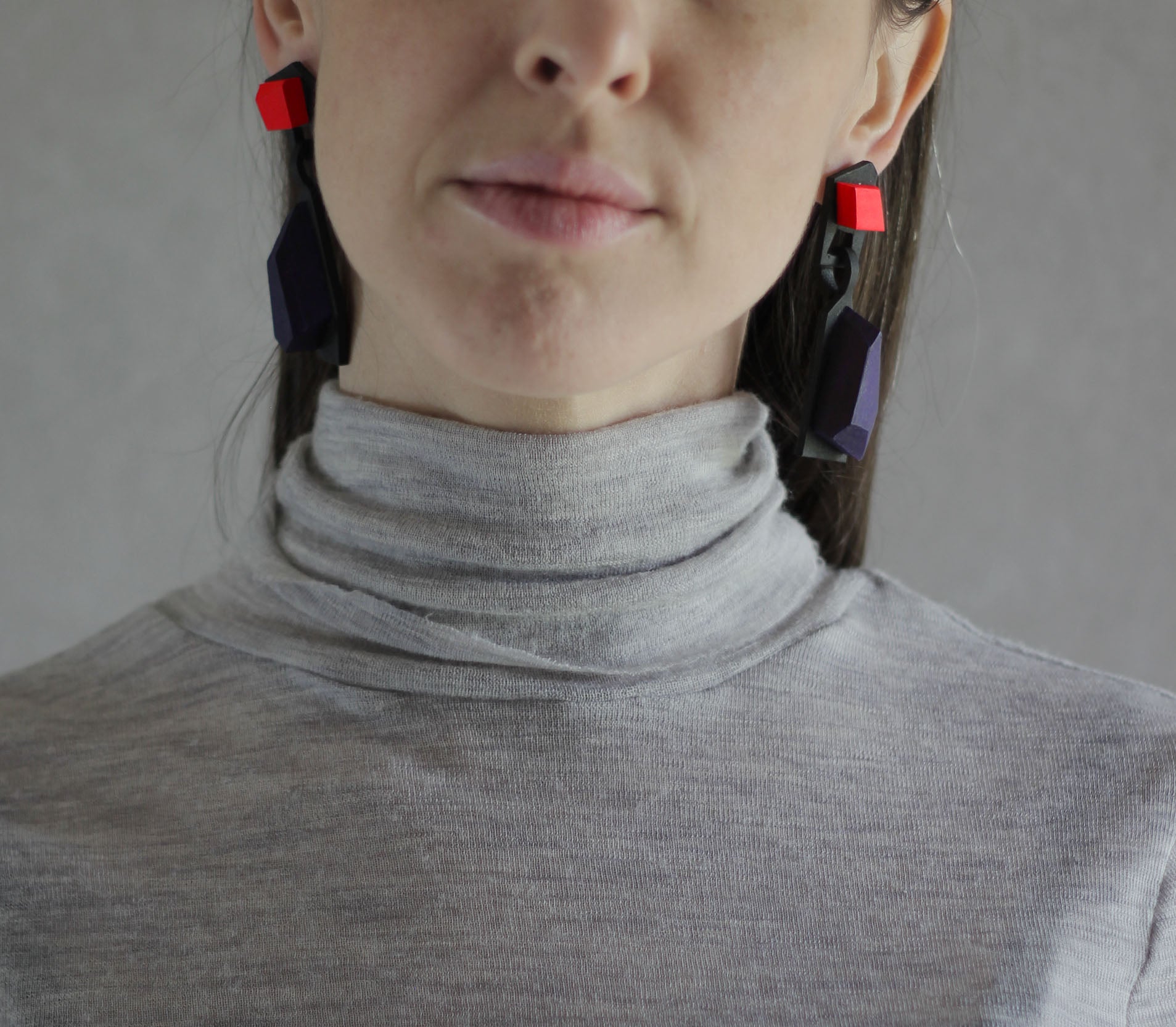 紙・ペーパージュエリー / Kristl drop earrings イヤリング